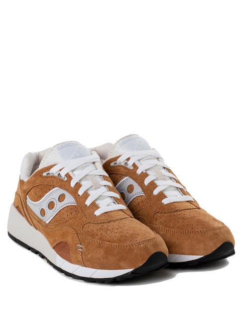 SAUCONY SHADOW 6000 Wildleder-Sneaker Hellbraun - Herrenschuhe