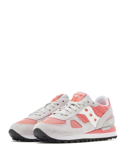 SAUCONY SHADOW ORIGINAL Turnschuhe grau/lachs - Damenschuhe