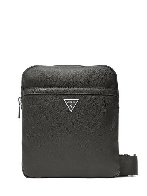 GUESS MILANO Flat Schultertasche SCHWARZ - Umhängetaschen Herren