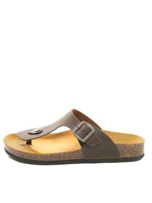 DOCKSTEPS VEGA Flip-Flops aus Wildleder dunkelbraun - Damenschuhe