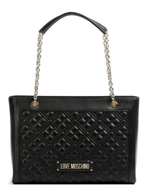 LOVE MOSCHINO QUILTED Schultertasche Schwarz - Damentaschen