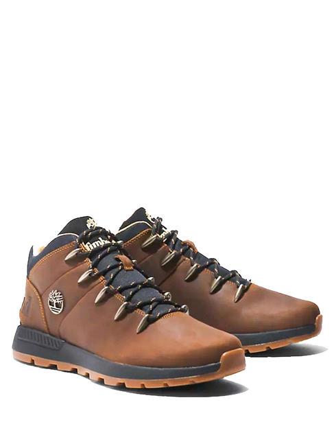 TIMBERLAND SPRINT TREKKER Stiefel aus Leder und Stoff Cathay-Gewürz - Herrenschuhe