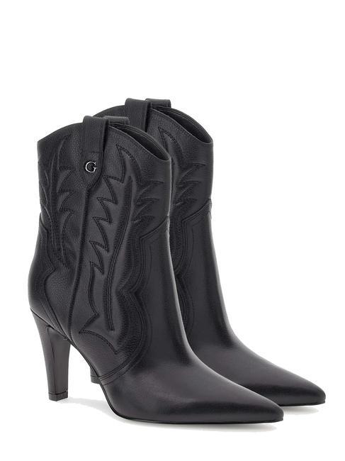 GUESS CALLE Stiefeletten aus Leder schwarz1 - Damenschuhe