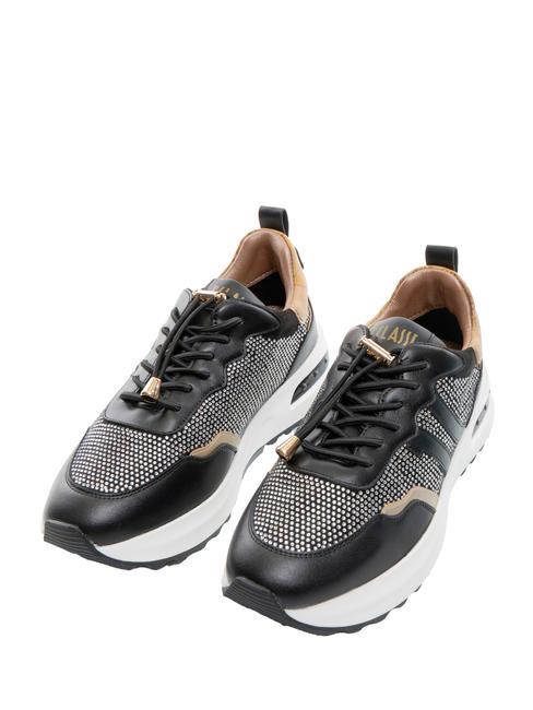 ALVIERO MARTINI PRIMA CLASSE GEO ROA Sneakers mit Strasssteinen Schwarz - Damenschuhe