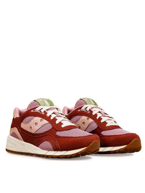 SAUCONY SHADOW 6000 Turnschuhe Burgund - Schuhe Unisex