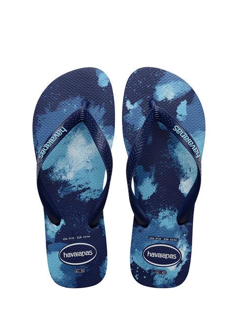 HAVAIANAS Infradito TOP CAMU Navy blau - Schuhe Unisex