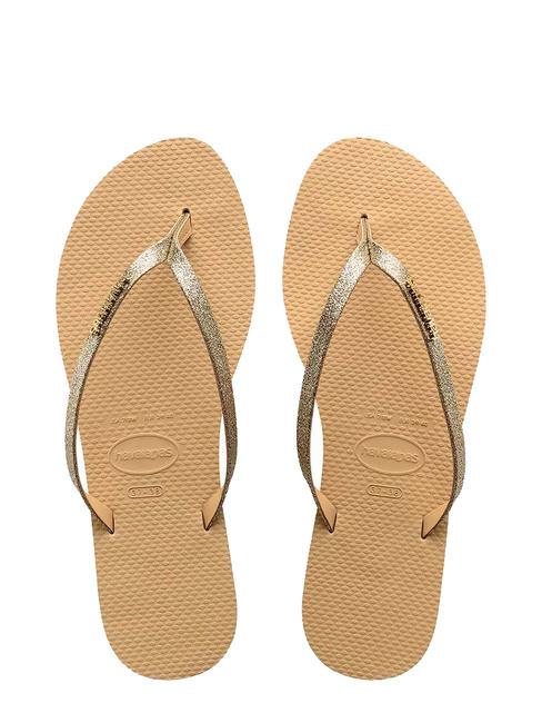 HAVAIANAS YOU GLITTER Flip-Flops golden - Damenschuhe