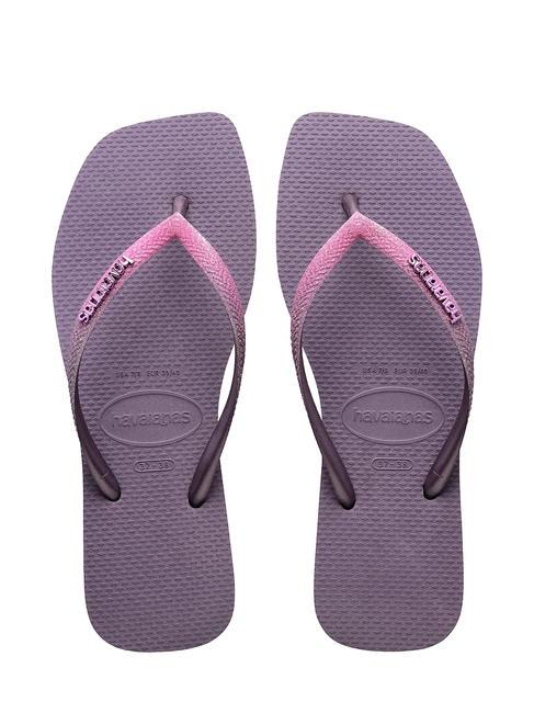 HAVAIANAS SQUARE GLITTER Flip-Flops Malven - Damenschuhe