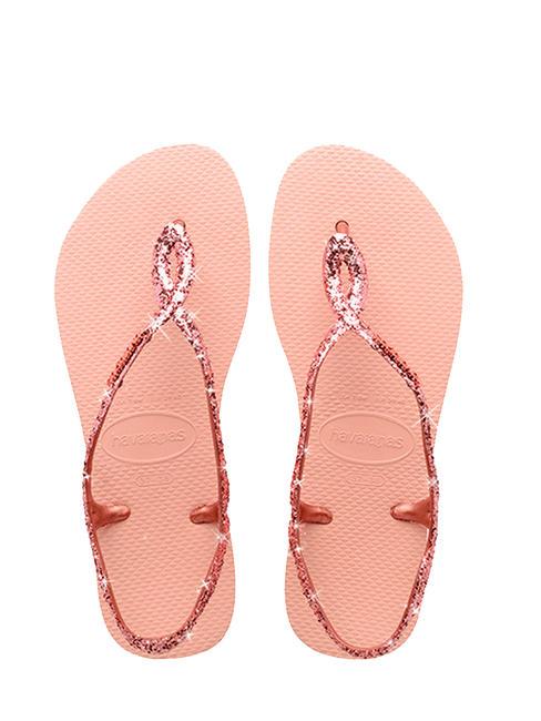 HAVAIANAS LUNA PREMIUM II Flip-Flops Ballettrosa/Rosa Retro-Metallic - Damenschuhe