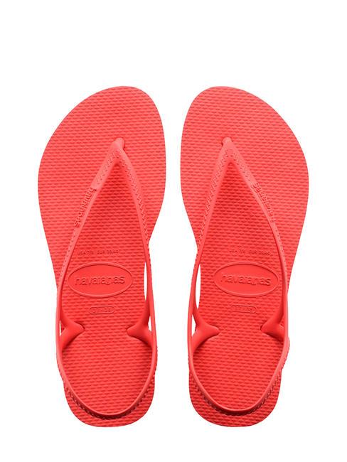 HAVAIANAS SUNNY II Zehentrenner mit Riemen Lachs - Damenschuhe