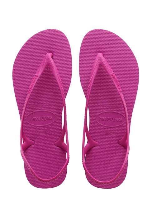 HAVAIANAS SUNNY II Zehentrenner mit Riemen Rosengummi - Damenschuhe