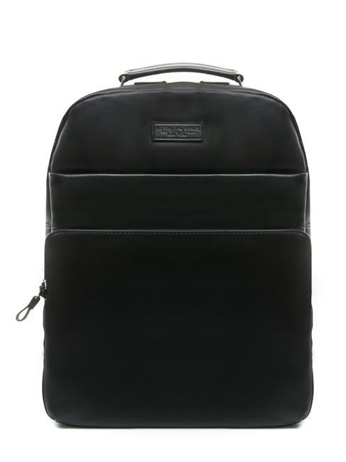 SPALDING ICONIC NEW YORK 15'' Laptop-Rucksack aus Leder Schwarz - PC-Rucksäcke