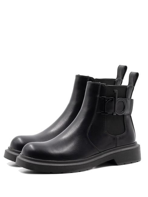 ROCCOBAROCCO RB LOGO Chelsea-Stiefel Schwarz - Damenschuhe