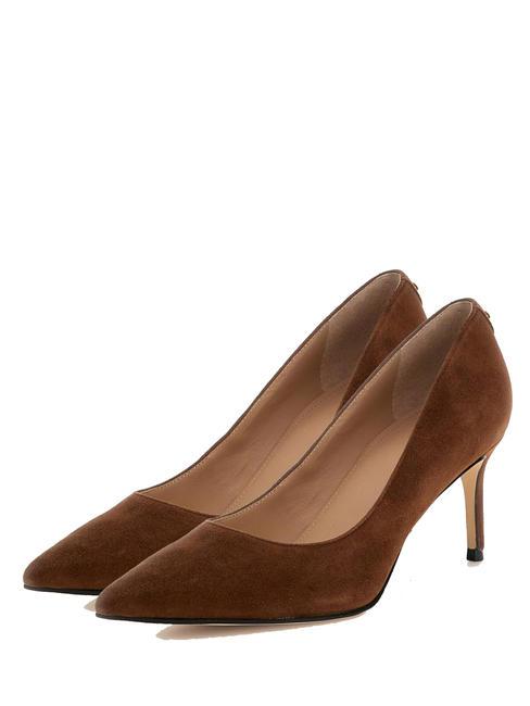 GUESS BRAVO Pumps aus Wildleder braun - Damenschuhe