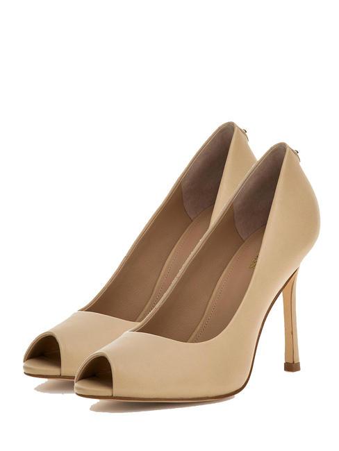 GUESS BLANCHI Offene Lederpumps Nackt - Damenschuhe