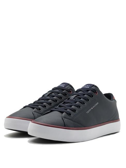 TOMMY HILFIGER HIGH VULCANIC CORE Sneaker aus recyceltem Leder Wüstenhimmel - Herrenschuhe