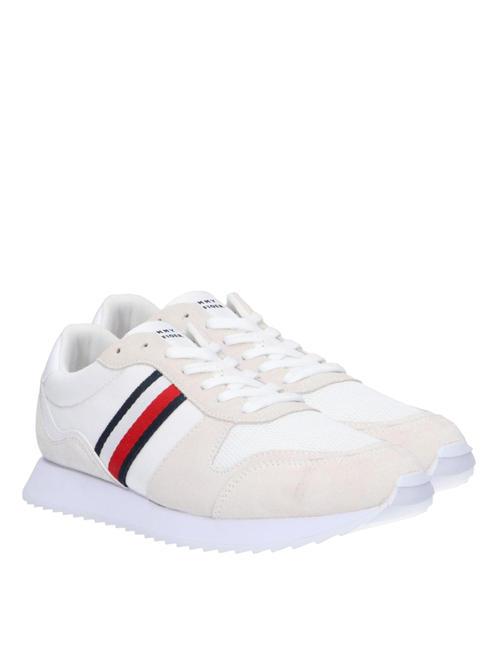 TOMMY HILFIGER RUNNER EVO Turnschuhe Weiß - Herrenschuhe