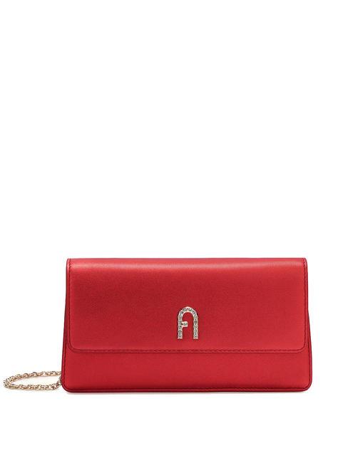 FURLA DIAMANTE Trapez-Minitasche Venezianisches Rot - Damentaschen