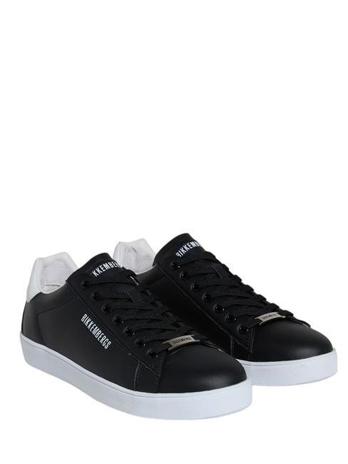 BIKKEMBERGS RECOBA M Ledersneaker Schwarz-Weiss - Herrenschuhe