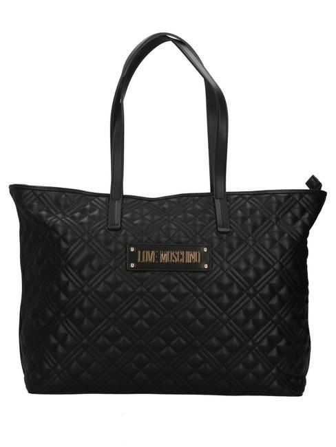 LOVE MOSCHINO QUILTED Einkaufstasche Schwarz - Damentaschen