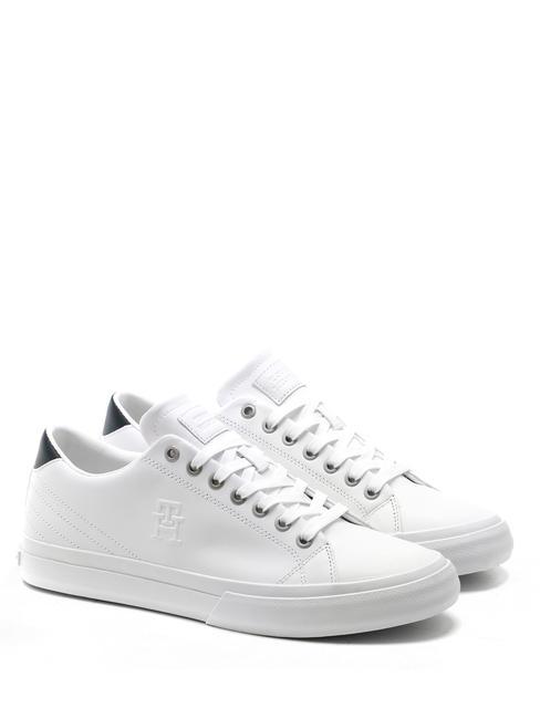 TOMMY HILFIGER HI VULC STREET Ledersneaker Weiß - Herrenschuhe