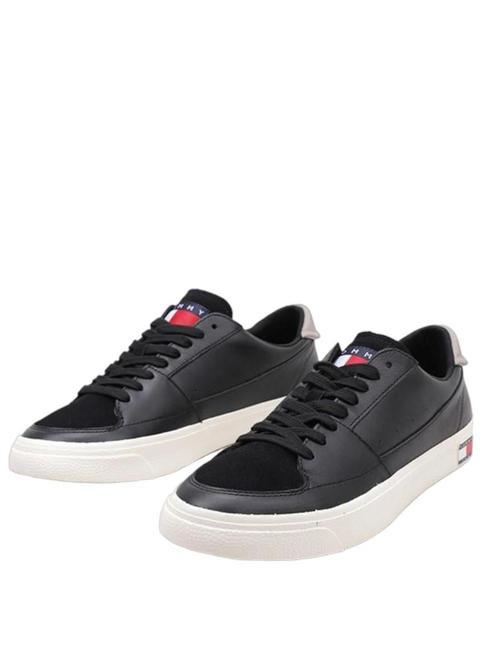 TOMMY HILFIGER TOMMY JEAN Vulcanized Essential Turnschuhe SCHWARZ - Herrenschuhe