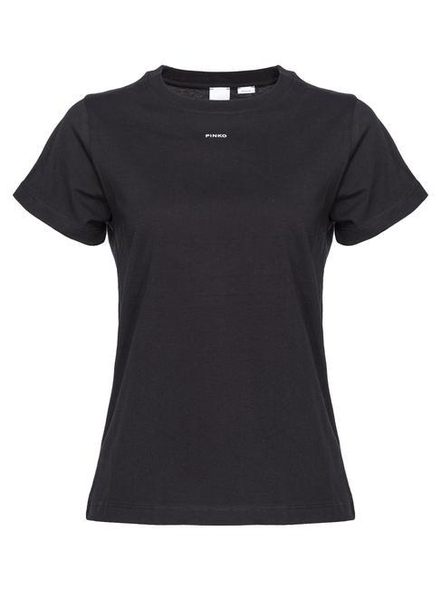 PINKO BASIC Jersey-T-Shirt schwarze Limousine - T-Shirts und Tops für Damen