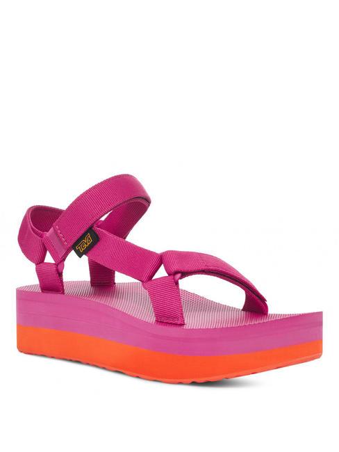 TEVA FLATFORM UNIVERSAL Sandale Rosenviolett/Orangeade - Damenschuhe