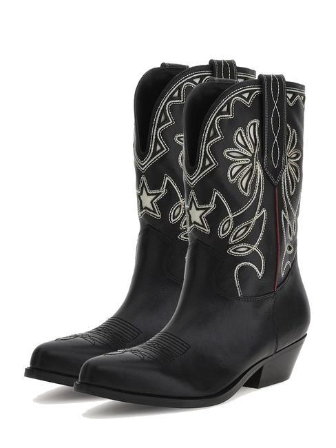 GUESS GINNIE Texanische Stiefel SCHWARZ - Damenschuhe