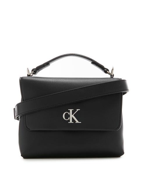 CALVIN KLEIN MINIMAL MONOGRAM Mini-Handtasche mit Schultergurt Schwarz - Damentaschen