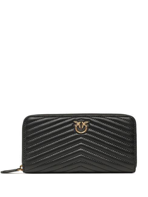 PINKO RYDER Ledergeldbörse schwarz-antikgold - Brieftaschen Damen