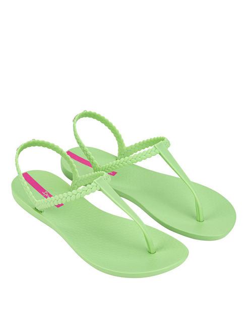 IPANEMA CLASS BASIC Flip-Flop-Sandalen grün/grün/rosa - Damenschuhe