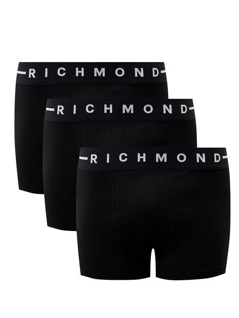 JOHN RICHMOND FLORENCE TRIPACK Set mit 3 Boxershorts Schwarz - Herrenslip