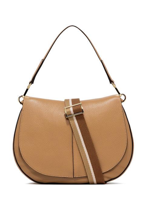 GIANNI CHIARINI HELENA ROUND Ledertasche mit Seilschultergurt Natur - Damentaschen