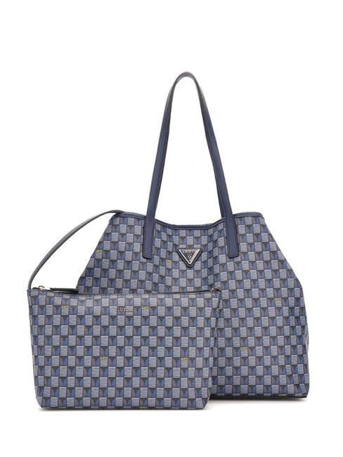 GUESS VIKKY LL Schultertasche blaues Logo - Damentaschen