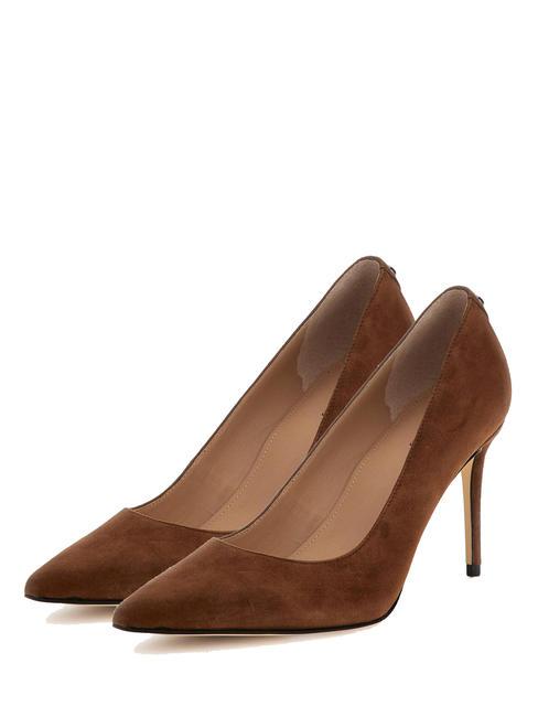 GUESS RICA4 Hohe Pumps aus Wildleder braun - Damenschuhe