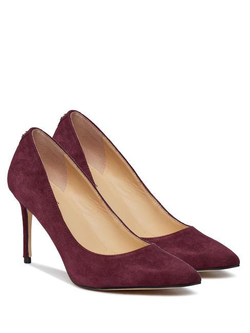 GUESS RICA4 Hohe Pumps aus Wildleder ROT - Damenschuhe