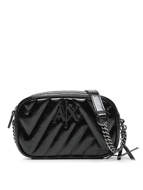 ARMANI EXCHANGE MATELASSE Mini-Umhängetasche Schwarz - Damentaschen