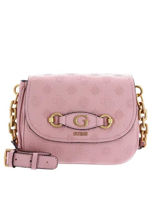 GUESS IZZY PEONY Schultertasche Aprikosenrose-Logo - Damentaschen