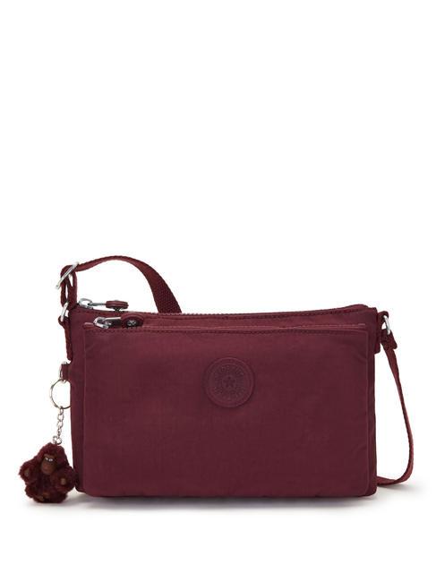 KIPLING MIKAELA Kleine Umhängetasche Merlot - Damentaschen