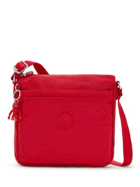 KIPLING SEBASTIAN Umhängetasche mit Tasche rotes Rouge - Damentaschen