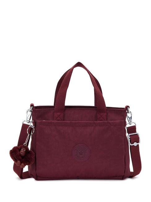 KIPLING KANAAN B Handtasche mit Schultergurt Merlot - Damentaschen