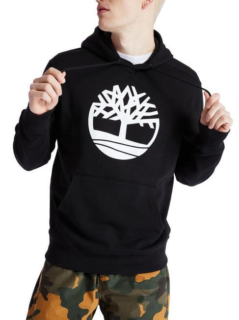 TIMBERLAND TREE LOGO Kapuzenpullover Schwarz-Weiss - Sweatshirts Herren