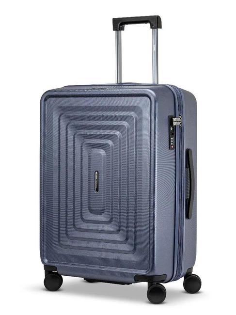 CIAK RONCATO RITMO Mittelgroßer erweiterbarer Trolley blu navy - Harte Trolleys