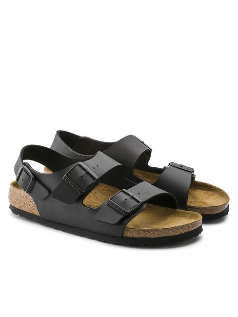 BIRKENSTOCK MILANO Slipper-Sandale aus Birko-Flor Schwarz - Schuhe Unisex