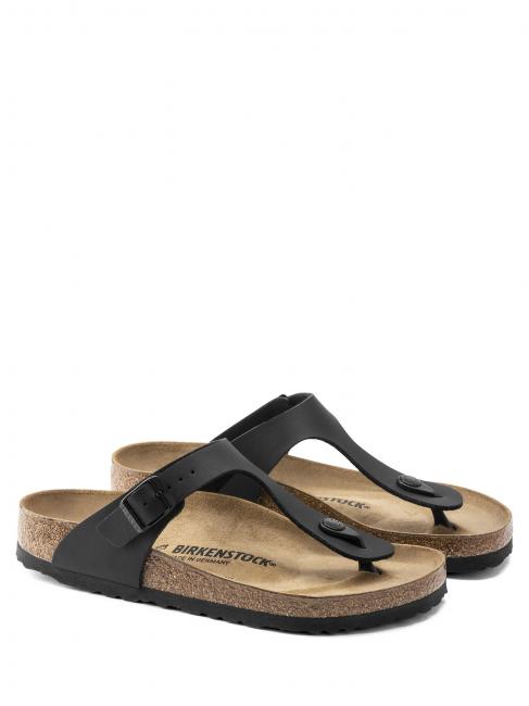 BIRKENSTOCK GIZEH BIRKO-FLOR Zehenstegsandale Schwarz - Schuhe Unisex