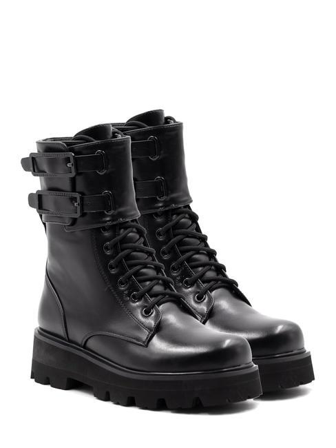 ROCCOBAROCCO BUCKLE Amphibien-Stiefeletten mit Schnallen Schwarz - Damenschuhe