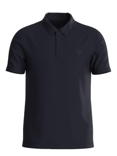 GUESS NOLAN Stretch-Kurzarm-Poloshirt smartblue - Herren-Polo-Shirts/Herren-Polo-Shirt/Herrenpoloshirt/Herrenpoloshirts