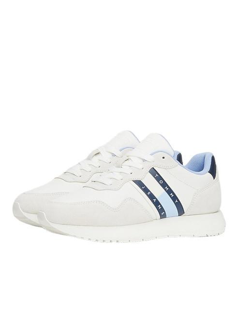 TOMMY HILFIGER TOMMY JEANS EVA RUNNER Ledersneaker mäßiges Blau - Damenschuhe