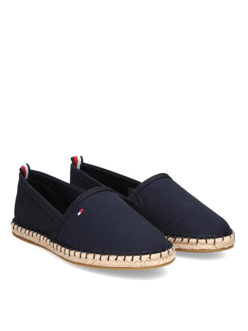 TOMMY HILFIGER BASIC TOMMY Niedrige Espadrilles aus Canvas Raum blau - Damenschuhe